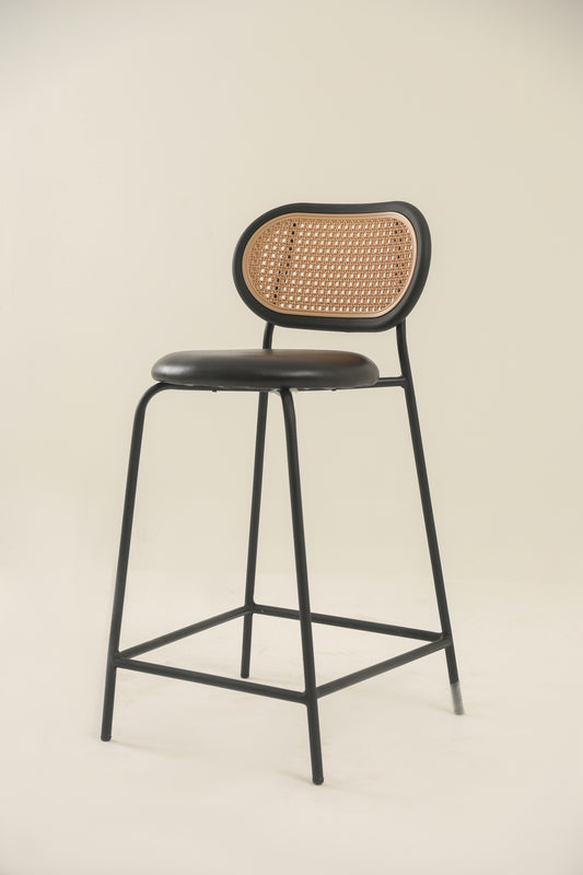 Rattan Counter & Bar Stool 2x Pair