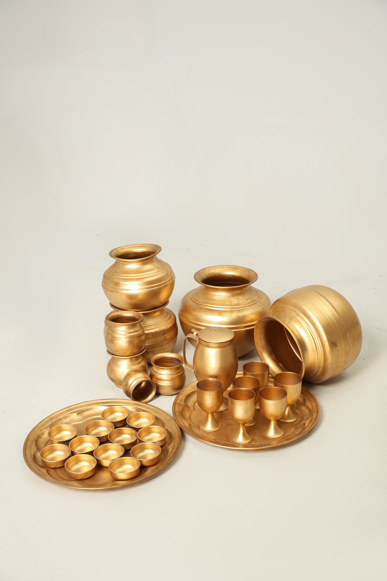 Group Of Golden Brass