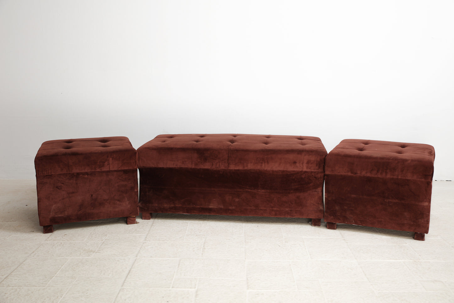 Set of Backless Couch