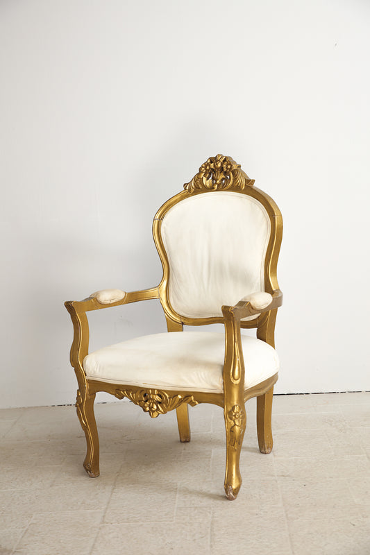 Armrest Golden Chair