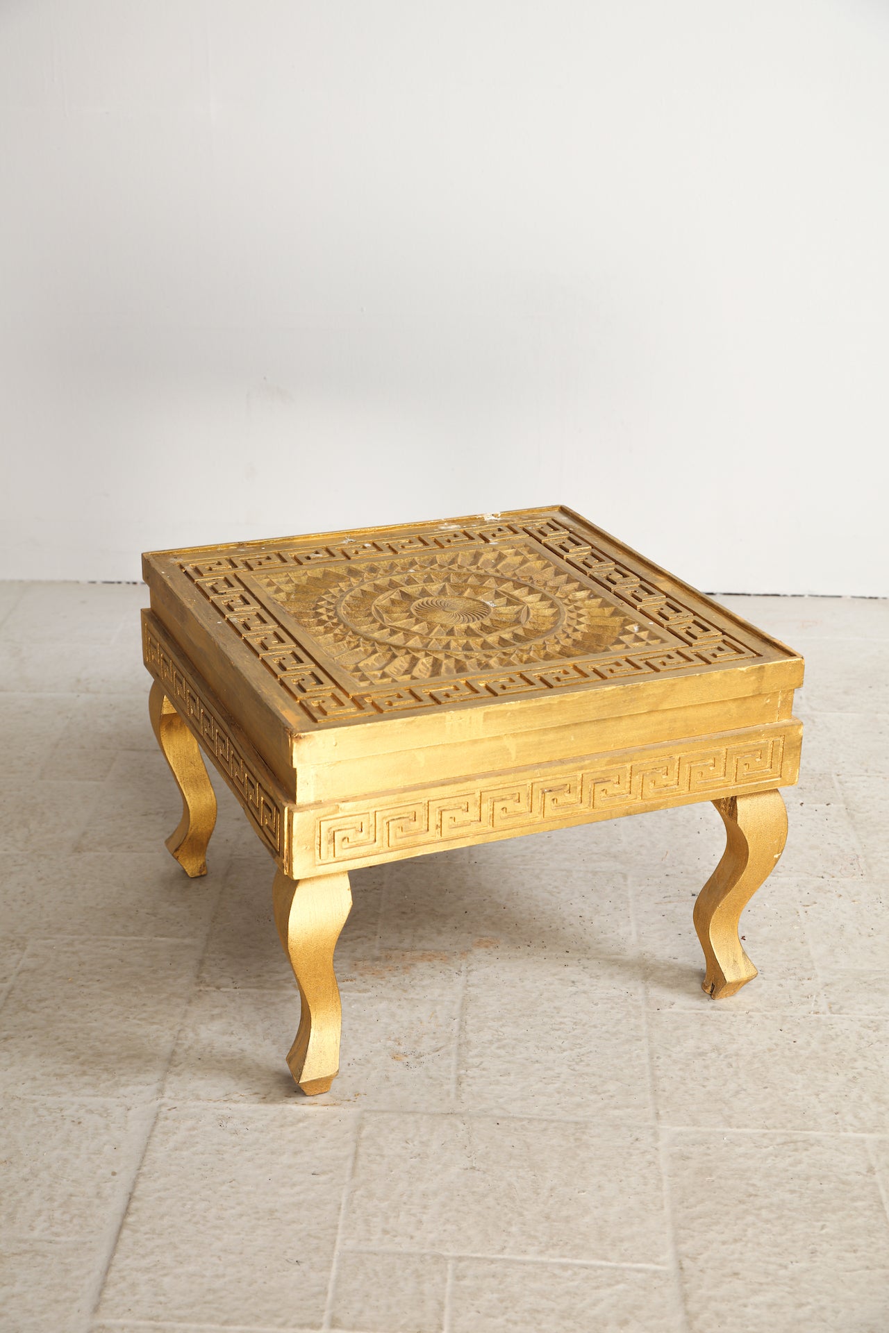 Golden Wood Table