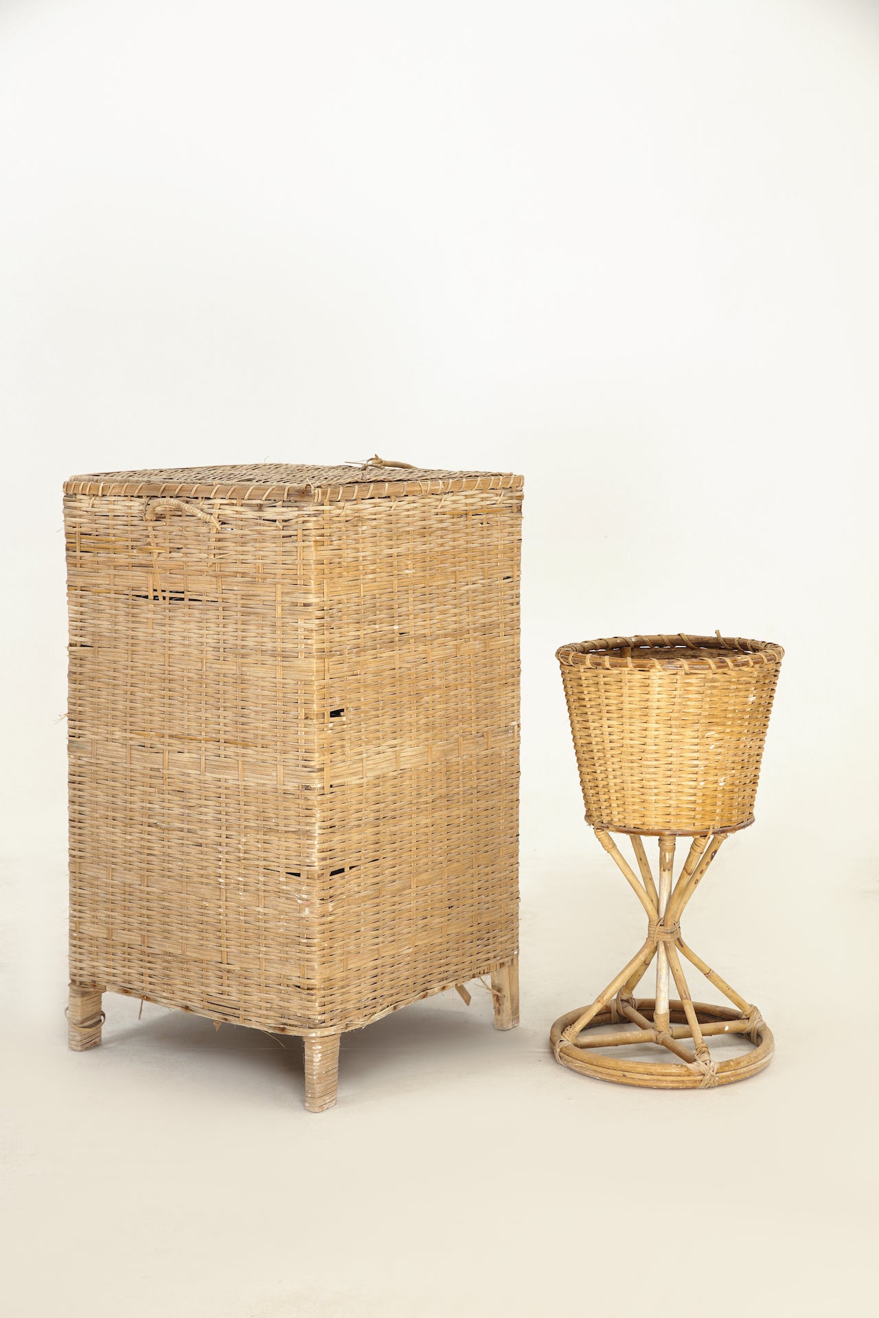 Laundry Cane Basket