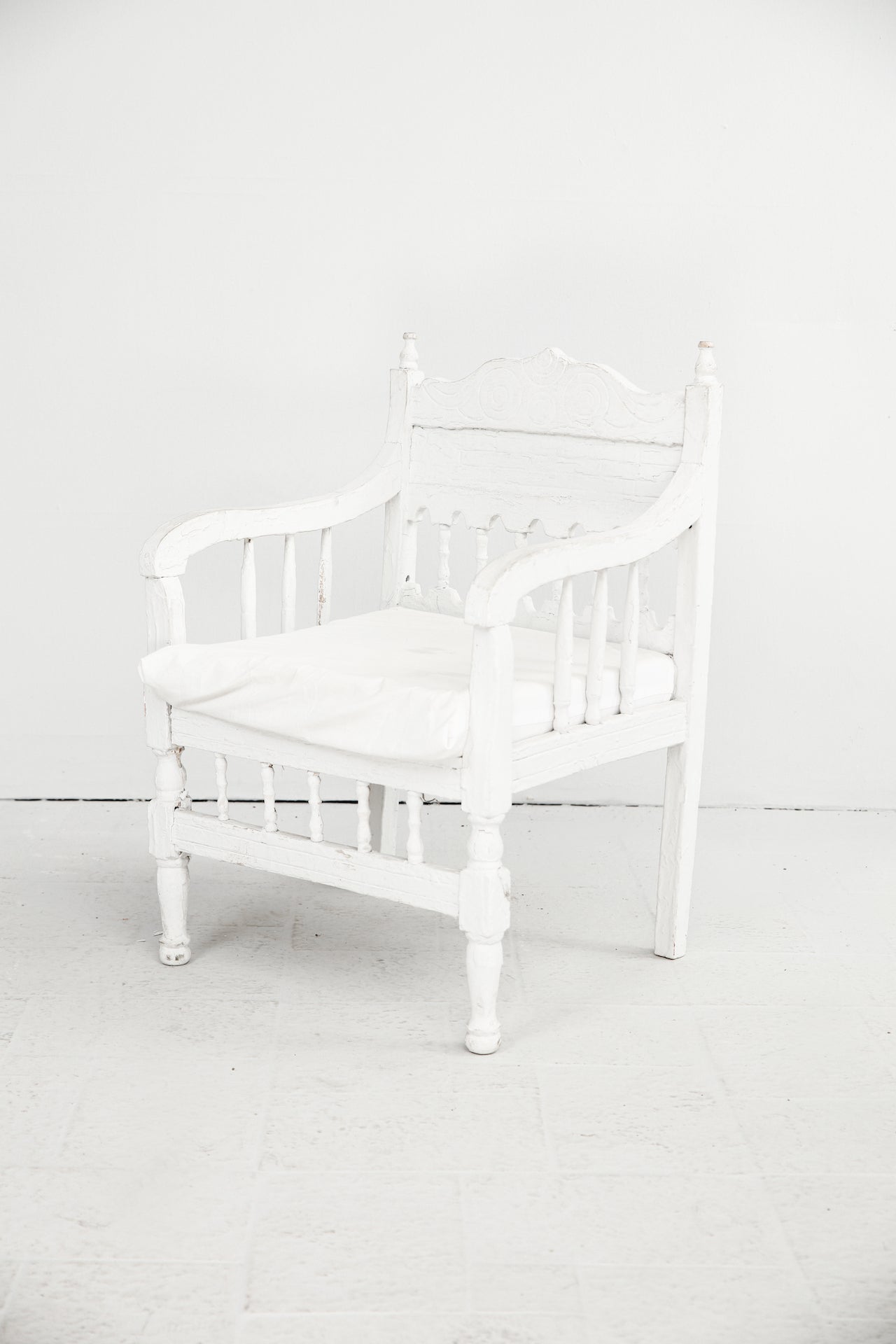 White Arm Chair